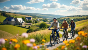 partez à l'aventure dans le sud du morbihan avec notre guide d'exploration à vélo électrique. découvrez des paysages magnifiques, des plages cachées et des sites historiques tout en profitant d'un moyen de transport écologique et agréable. préparez-vous à vivre une expérience unique au cœur des trésors bretons.
