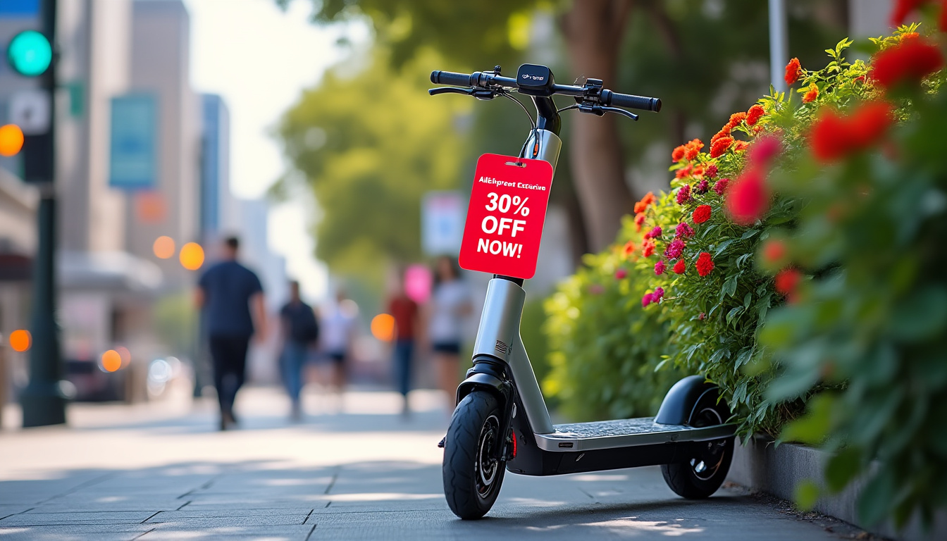 découvrez notre modèle de trottinette électrique en promotion sur aliexpress et faites des économies tout en profitant d'une expérience de conduite exceptionnelle. ne manquez pas cette offre spéciale !