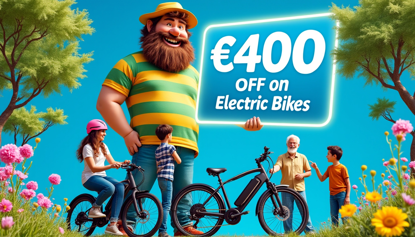 profitez de notre offre printanière exclusive ! giant vous propose une remise immédiate de 400 € sur l'achat d'un vélo électrique. ne manquez pas cette occasion de rouler à l'extérieur et de vivre des moments exceptionnels à vélo. offrez-vous un nouveau départ avec un vélo électrique giant !