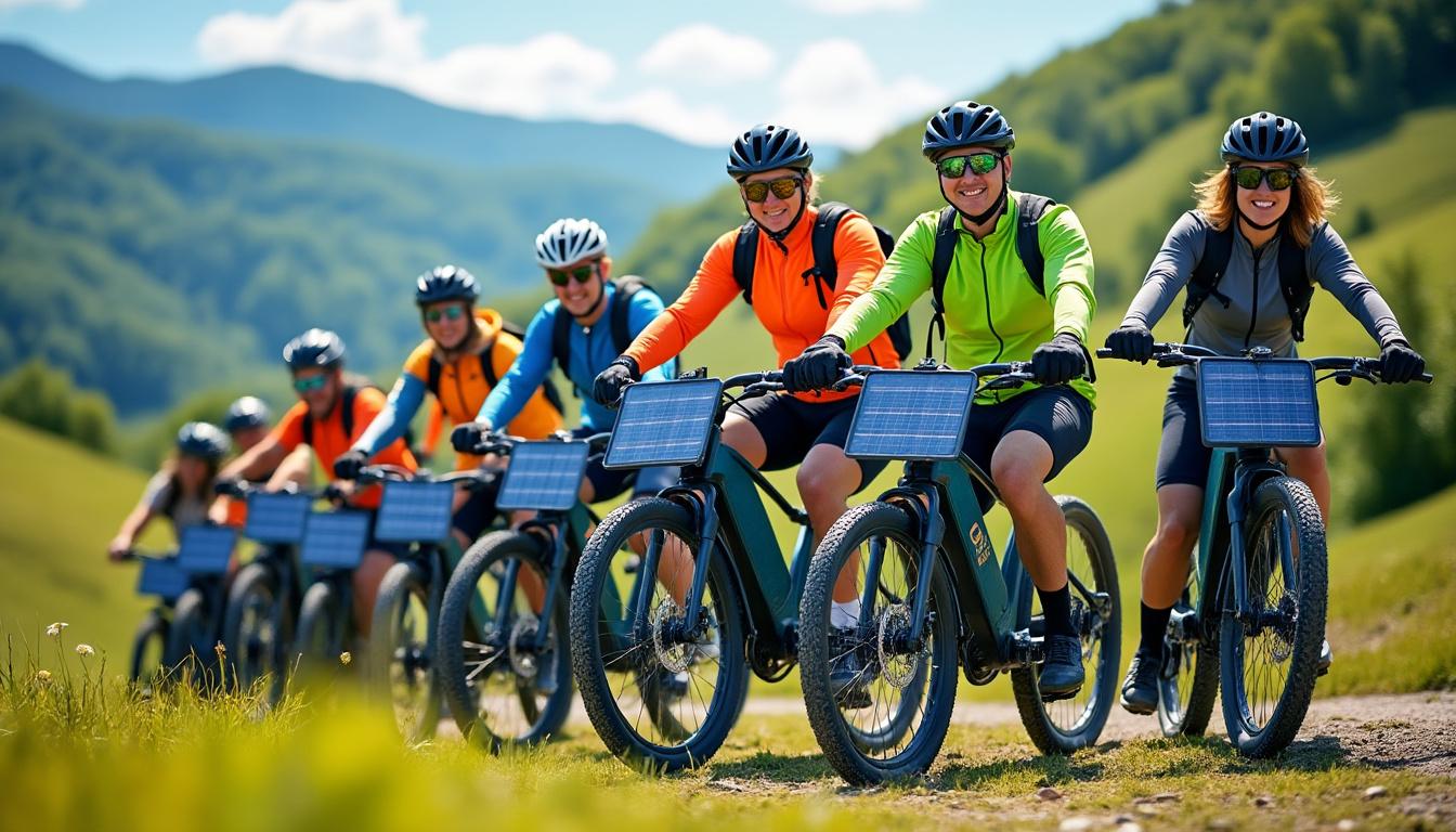 découvrez les aventuriers de la haute-loire qui s'élancent pour un périple de 420 km à vélo électrique, alliant nature et innovation grâce à des panneaux solaires. une aventure écoresponsable au cœur d'un paysage enchanteur !
