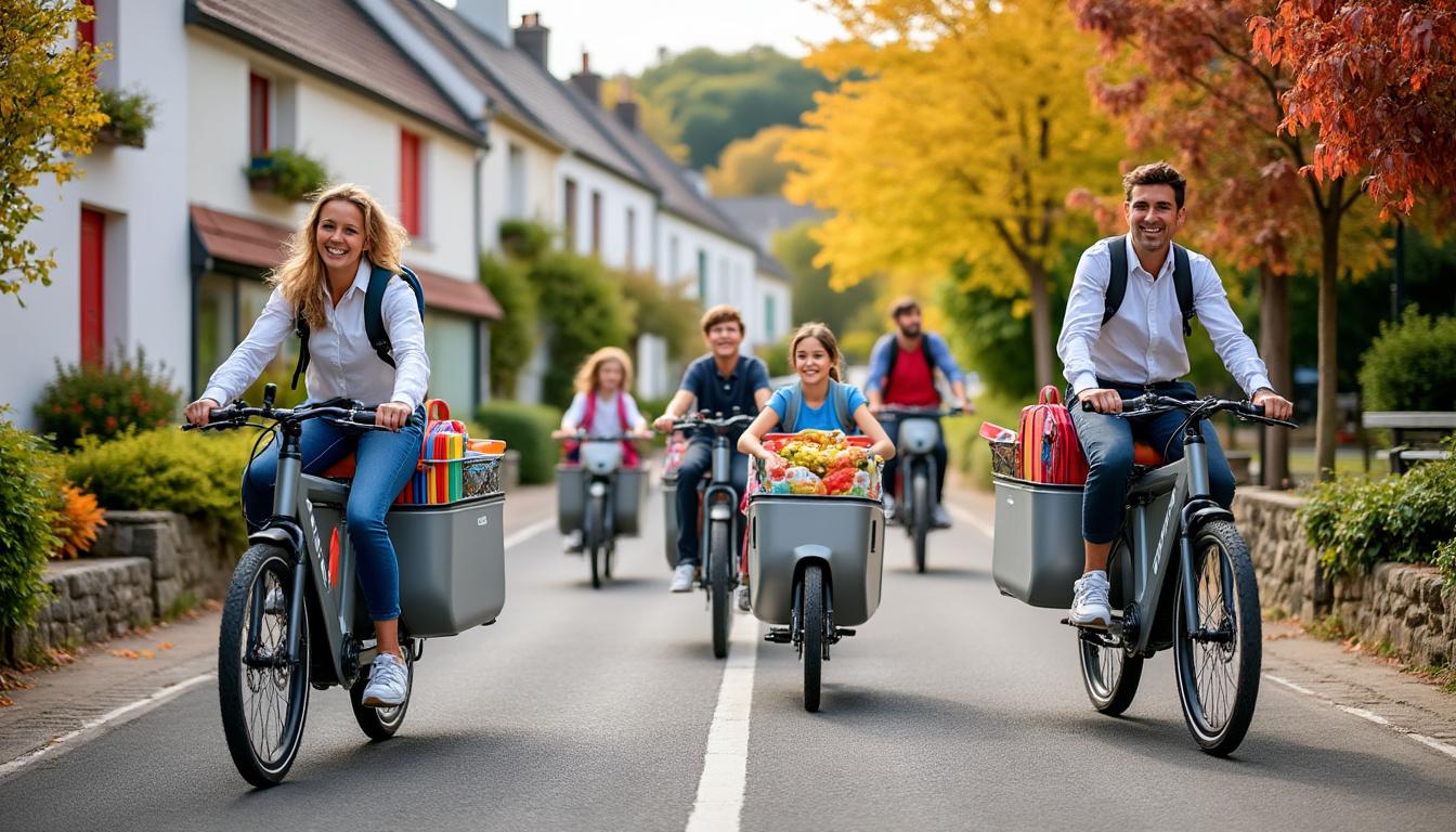 découvrez comment le vélo électrique se transforme en biporteur à la rentrée dans la région de quimperlé : une solution innovante et pratique pour vos déplacements quotidiens !