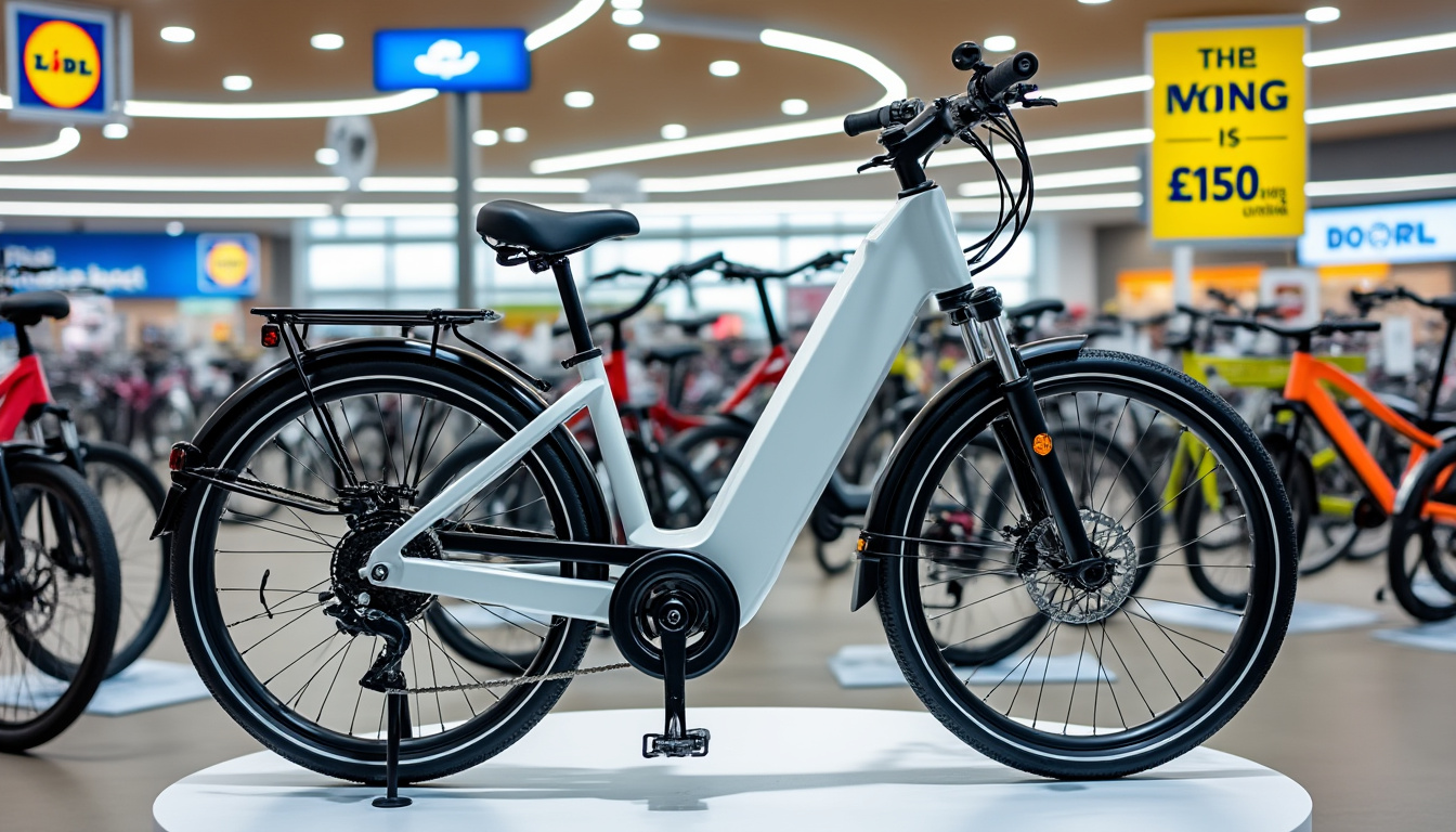profitez d'une remise exceptionnelle de 150 € sur les vélos électriques chez lidl et rendez la mobilité durable encore plus accessible. offrez-vous un vélo performant à petit prix dès maintenant !