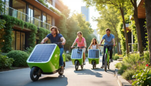 découvrez comment une entreprise d'énergie solaire révolutionne la mobilité verte grâce à des vélos cargos innovants qui se rechargent en roulant, pour une livraison écoresponsable et autonome.