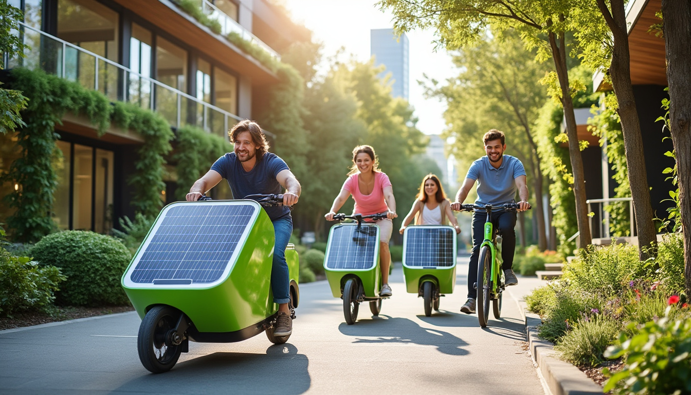 découvrez comment une entreprise d'énergie solaire révolutionne la mobilité verte grâce à des vélos cargos innovants qui se rechargent en roulant, pour une livraison écoresponsable et autonome.