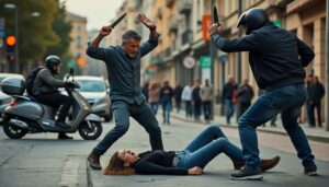 un homme courageux en espagne a été violemment agressé au couteau après avoir secouru un utilisateur de trottinette blessé. découvrez les détails de cette attaque choquante et les circonstances de l’intervention du bon samaritain.