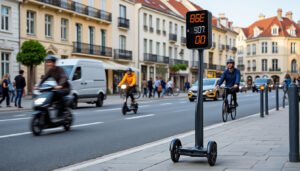 découvrez comment la rochelle utilise un curvomètre innovant pour surveiller et limiter la vitesse excessive des trottinettes et vélos électriques, certains atteignant jusqu’à 81 km/h dans la ville.