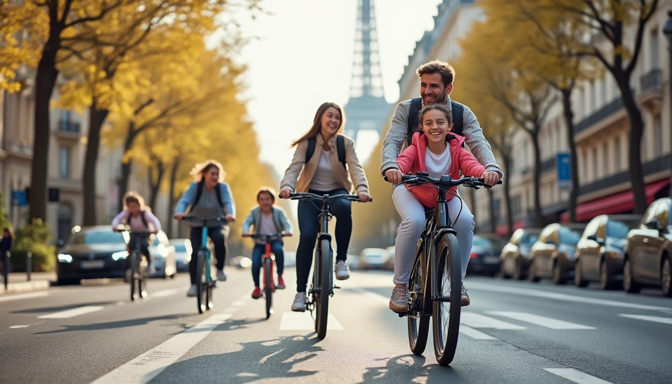 découvrez comment paris facilite les déplacements matinaux avec 500 nouveaux vélos électriques dotés de sièges enfants, une initiative pour réduire les embouteillages et promouvoir la mobilité durable.